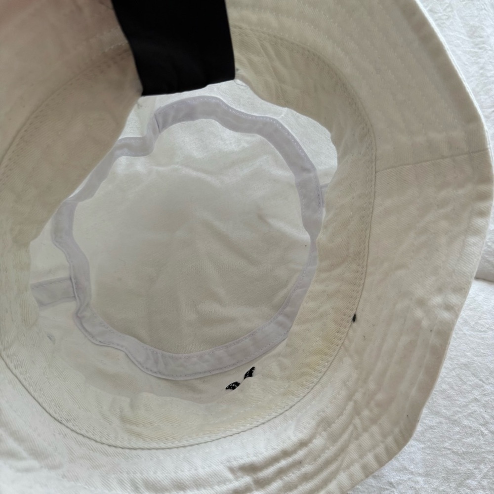 HURLEY Adult Bucket Hat White PREPPY Logo, One Size - Picture 4 of 5